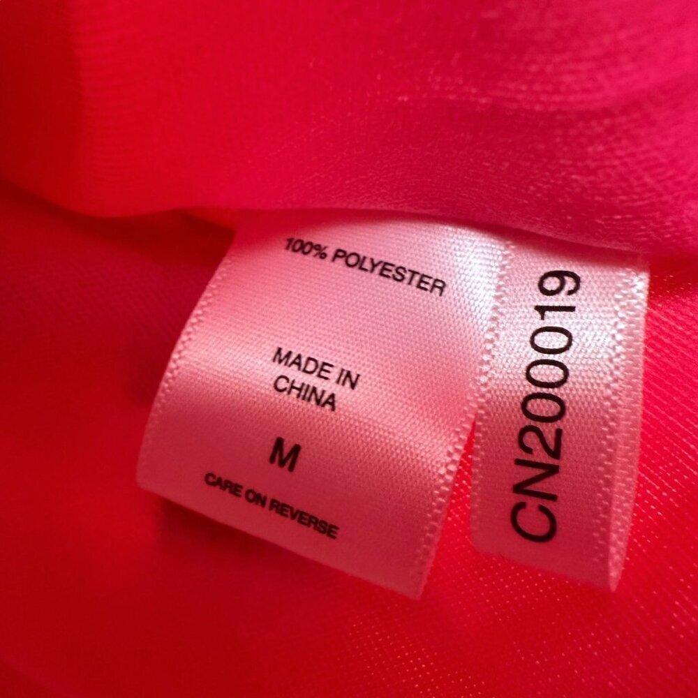 New York & Co. Blouse Size Medium Pink Modern Print Womens Top Long Sleeve NWT - Picture 9 of 9